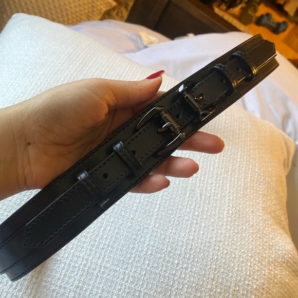 BURBERRY STRAP DOUBLE BELT - Picture 2 of 5